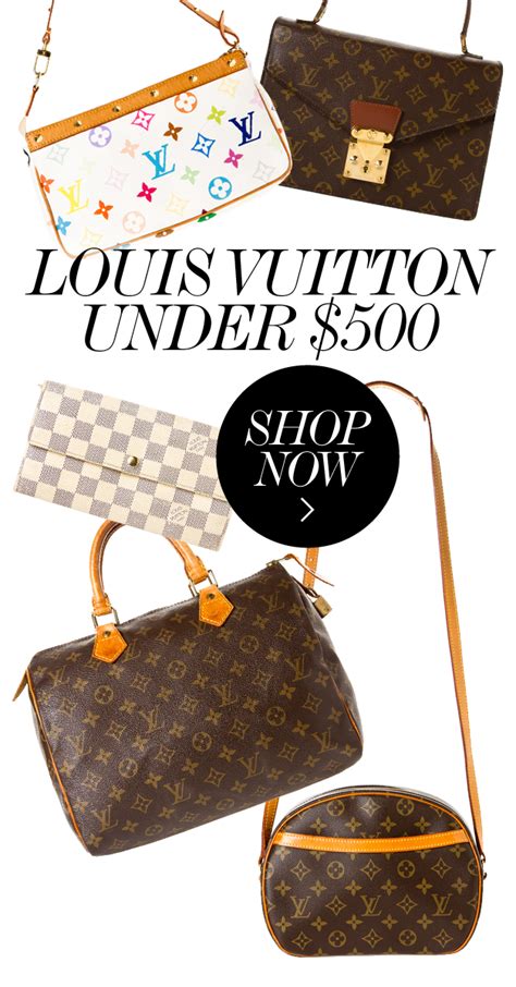 Louis Vuitton handbags under 500